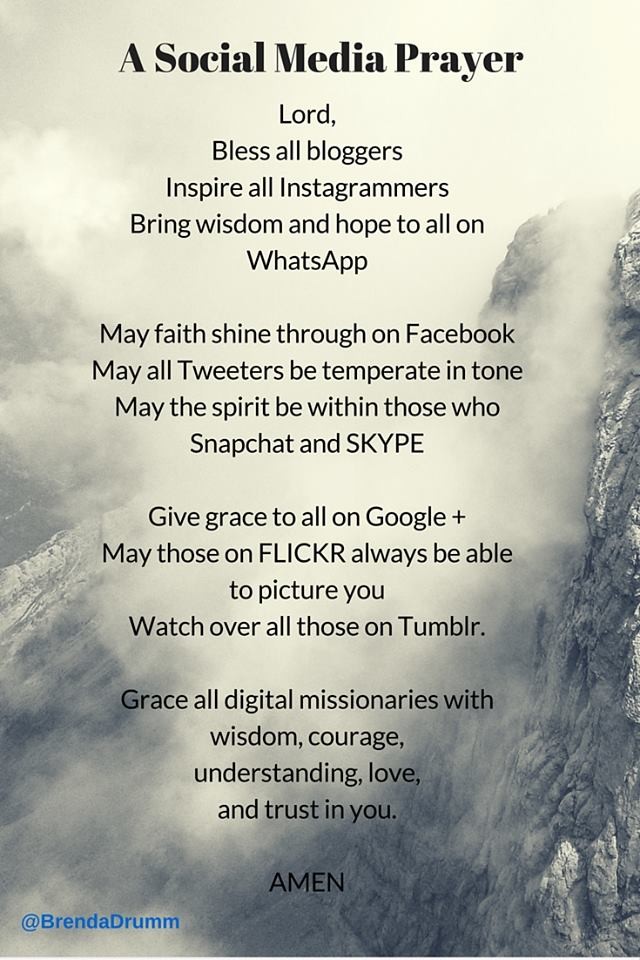 A Social Media Prayer